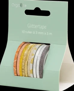 Best Glittertape 10-pak - Assorteret design Øvrige Hobbyartikler