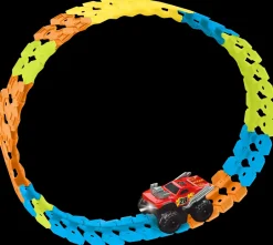 Best GO TRACKS Bilbane inkl. bil - 144 dele Legetøjsbiler