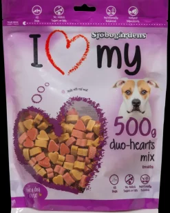 Clearance Godbidder Duo Hearts Mix 500 g Hundefoder, Kattemad Og Godbidder
