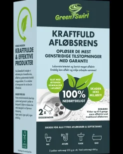 Sale Green swirl Afløbsrens 2 poser Rengøringsmidler