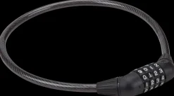 Outlet Kabellås med kode Ø1 x L. 65 cm Cykellåse