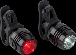 Discount LED-cykellygtesæt genopladelig Lygter Og Reflekser