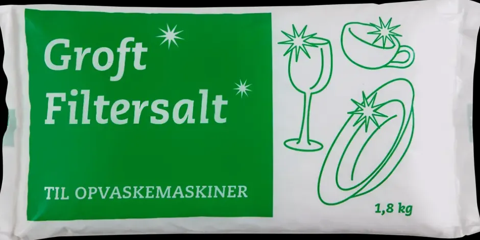 Sale Groft filtersalt 1,8 kg Rengøringsmidler