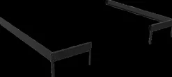 Best Fundament Qube Lean-to 68 -sort Drivhussokler