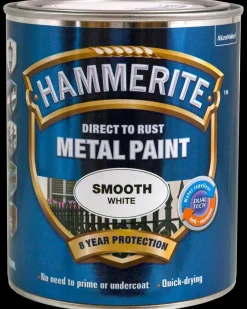Clearance Glat Hvid - 750 ml Træ- Og Metalmaling