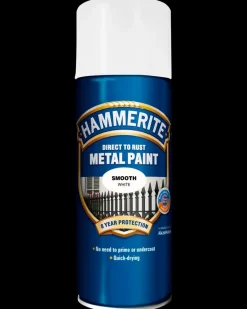 Best Glat Hvid - Spray 400 ml Træ- Og Metalmaling