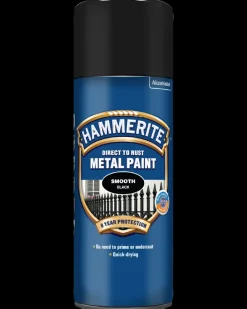 Outlet spray 400 ml - sort Træ- Og Metalmaling|Spraymaling