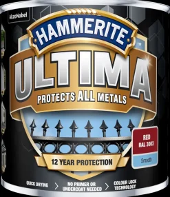 Discount Ultima 250 ml - RØD RAL 3003 Træ- Og Metalmaling
