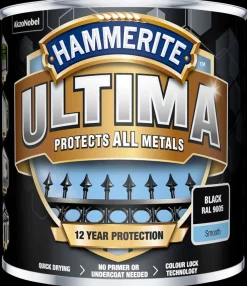 Best Ultima 250 ml - SORT RAL 9005 Træ- Og Metalmaling