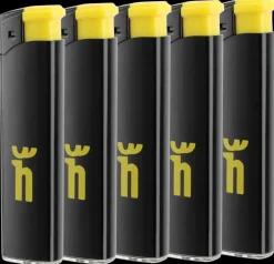 Elektronlighter 5-pak Lightere Og Refill