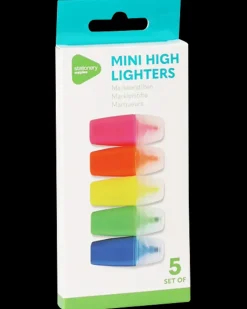 Online Highlighter Mini - 5 stk Kontorartikler