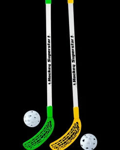 Outlet Hockey-/floorballstave 2 stk. med bolde Havespil