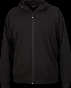 Sale Hoodie med lynlås - Sort T-Shirts Og Skjorter