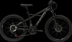 Online MTB Korros 24" - Matte Black Mountainbike - Mtb