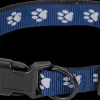 Outlet Hundehalsbånd med poter str. L Hundeseler Og Hundehalsbånd