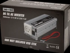 Clearance Inverter/omformer 600 W 12 V til 230 V Invertere Og Omformere|Elektronik