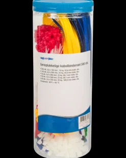 Sale Kabelbindersæt genoplukkelige 500 stk. Kabelbindere