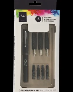 New Kalligrafisæt med blæk 8 dele Øvrige Hobbyartikler