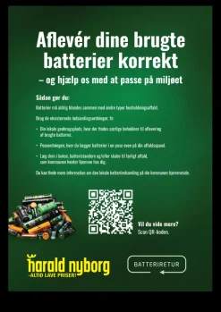 Sale Alkaline batteri - AA 60-pak Batterier