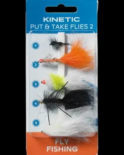 Put & take flies 2 5-pak Endegrej Og Madding