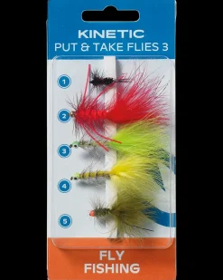 Put & Take flies 3 5-pak Endegrej Og Madding