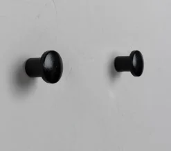 Outlet Knage Bambus Ø25 mm - Sort Knager Og Knagerækker
