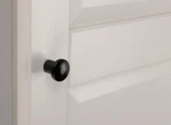 Outlet Knage Bambus Ø25 mm - Sort Knager Og Knagerækker