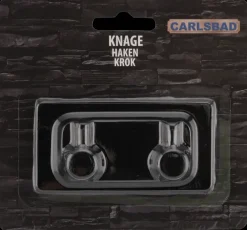 Outlet Knage selvklæbende Sort Badeværelsesartikler