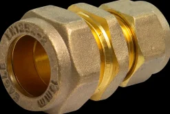 Best Kompressions kobling lige 15 x 12 mm - messing Rør Og Fittings