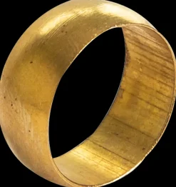 Discount Kompressions ring 15 mm 4-pak - messing Rør Og Fittings