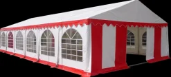 Online Partytelt 6 x 12 m PVC Pavilloner, Partytelte Og Tilbehør