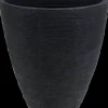 Krukke ribber antracitgrå Ø39 cm Potter, Krukker Og Plantemøbler