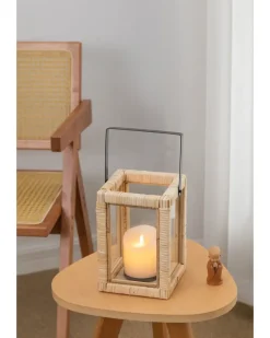 Sale Lanterne i rattan H. 35 cm Øvrigt Havetilbehør
