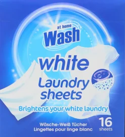 Hot Laundry sheets 16-sheets - white Vaskemidler