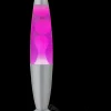 Clearance Lavalampe H. 34 cm - pink/hvid Bordlamper