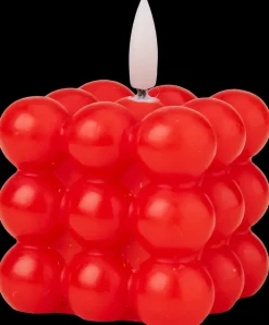 Discount LED Bobbellys 5,5 cm Rød Lys Og Olielamper