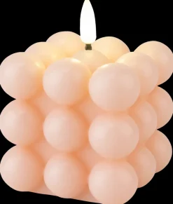 Best LED-bobbellys H. 7,5 cm - rosa Lys Og Olielamper
