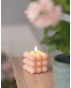 Best LED-bobbellys H. 7,5 cm - rosa Lys Og Olielamper