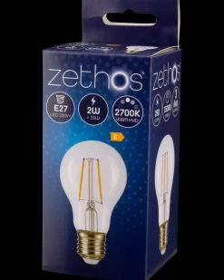 Outlet LED-filament 2W E27 A60 Led-Pærer