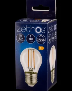 LED-filament 2W E27 G45 Led-Pærer