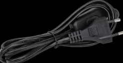 Clearance Ledning med afbryder 2 m - sort Løse Ledninger
