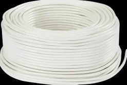 Hot Ledning rund 2 x 0,75 mm² - hvid Løse Ledninger