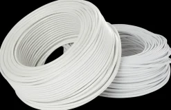 Discount Ledning rund 3G0,75 mm² - hvid Løse Ledninger