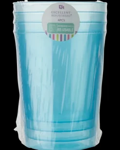 Outlet Ølglas 50 cl genanvendelig 4-pak Drikkeglas Og Vinglas