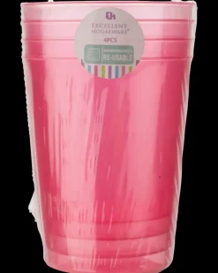 Outlet Ølglas 50 cl genanvendelig 4-pak Drikkeglas Og Vinglas