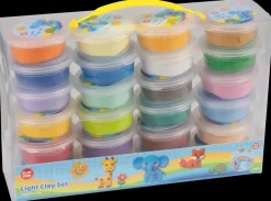 Discount Light clay - Sæt med 24 stk Modellervoks