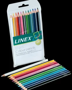 Online LINEX FARVEBLYANTER 12-PAK Kontorartikler
