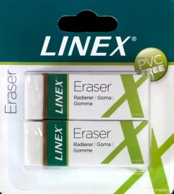 Online LINEX Viskelæder 2-pak Kontorartikler