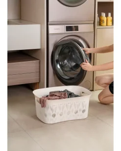 Clearance Linnedkurv 38 L - Hvid Garderobe Og Opbevaring