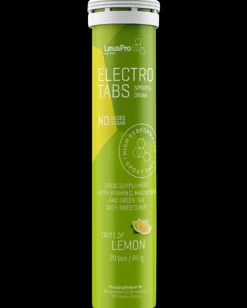 Elektrolyt tabs 80g - Lemon Sportsernæring